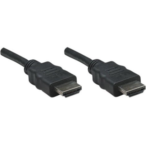 Manhattan HDMI Male to Male High-Speed Shielded Cable (50-Feet, Black)
