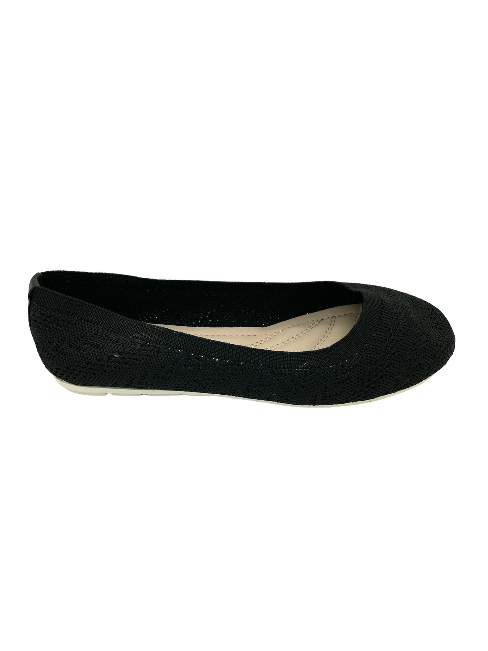 Victoria K Knitted Textured Everyday Ladies Flats,