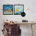 thumbnail image 4 of Stupell Industries Adventure Explore Camping Landscape & Nature Painting Black Floater Framed Canvas Art Print Wall Art, 18 x 18, Set of 2, 4 of 10