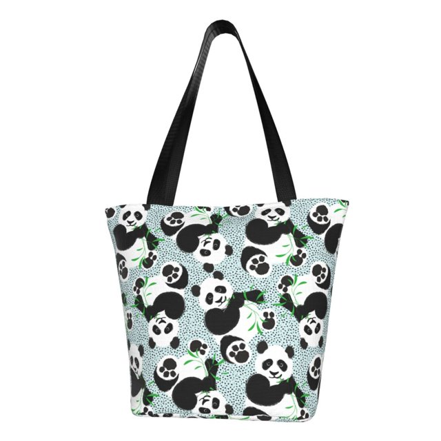 Disketp Panda And Eucalyptus for Women’s Casual Shoulder Tote Bag Cross-body Handbags for Shopping, Travel and Daily Use