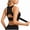 Black, variant on Shapecurve Posture Bra,Cross Back Front Closure Wireless Posture Support Bra