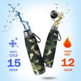 thumbnail image 2 of 29oz Insulated Water Bottle with Tea Infuser, Stainless Steel Travel Mug, Camouflage Print, 2 of 6