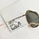 thumbnail image 3 of MIU MIU 54R Gold Red Silver Mirror Round Heart Metal Enamel Sunglasses Mu54RS, 3 of 6