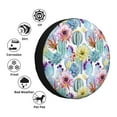 thumbnail image 4 of Pofeuu Cactus1 Print Spare Tire Wheel Cover for Car Truck SUV Camper Universal Fit Spare Tire Cover RV Spare Tire Covers-17 inch, 4 of 6