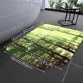 thumbnail image 4 of Misty Green Forest Flannel Bath Mat 16x24 Inches, Soft Absorbent Non-Slip Bathroom Rug, Machine Washable Floor Mat for Shower, 4 of 7