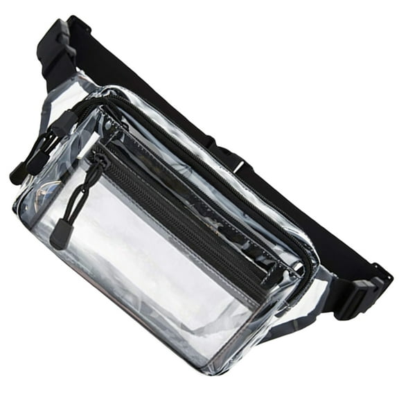 OUNONA Multi-function Clear Bag Transparent Fanny Pack Convenient Waist Pouch Running Accessory