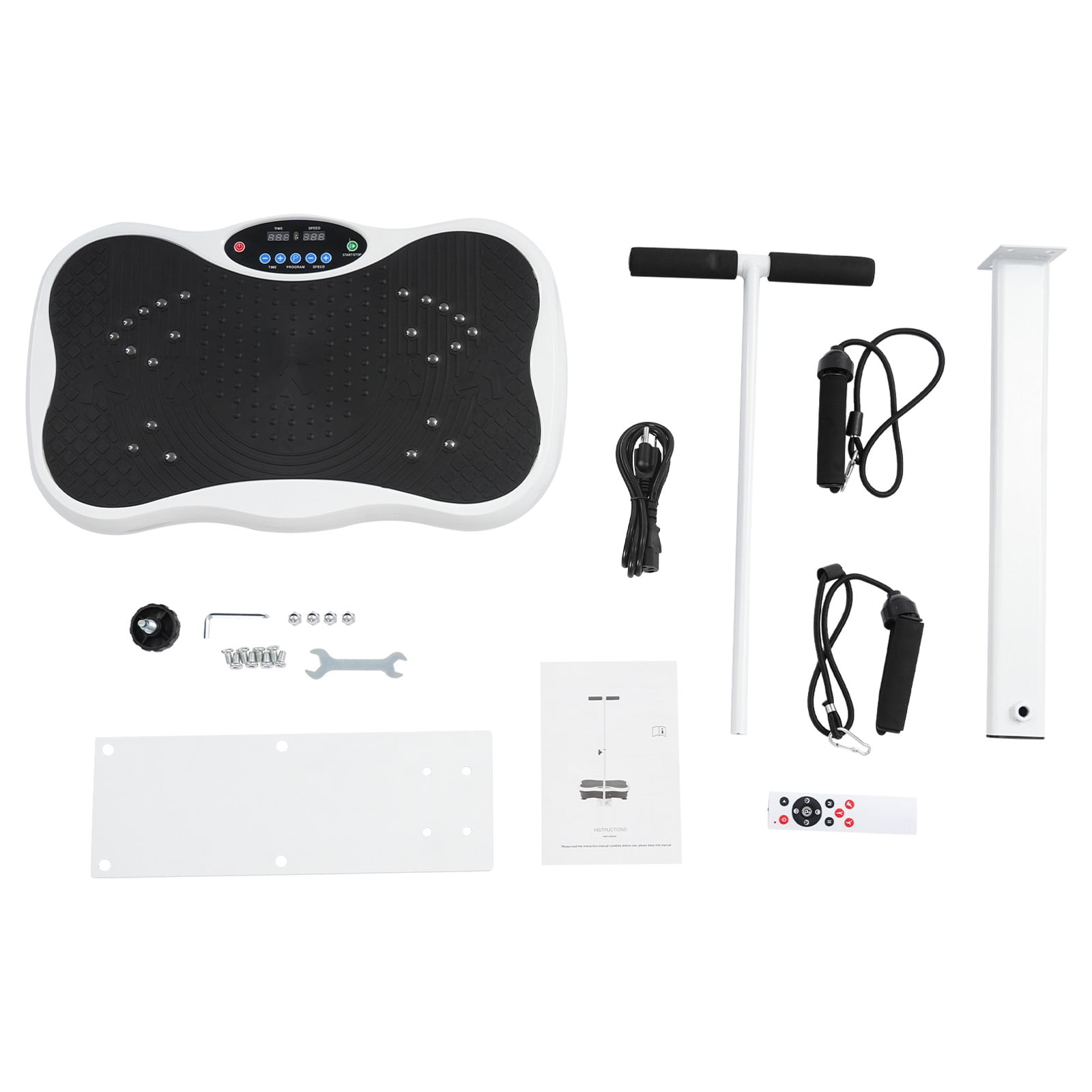 TFCFL Workout Vibration Plate Exercise Machine Adjustable Full-body Vibrating Plateform Equipment 330.69 lbs
