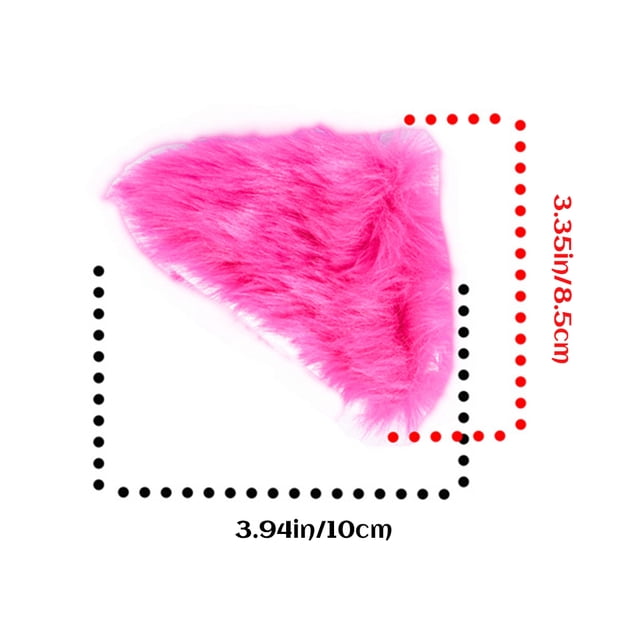 2 uds orejas de gato de peluche bonitos accesorios para casco casco de esquí casco de motocicleta casco de Snowboard (casco no incluido)