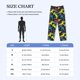 thumbnail image 4 of Balery Colorful Sharks Pantalones de pijama para hombre, pijama ultraligero, pantalón de descanso-XX-Large, 4 of 6
