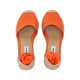 thumbnail image 4 of Alpargata Punta Cerrada De Plataforma Virginia Con Yute Lona Premium Naranja Para Mujer, 4 of 5
