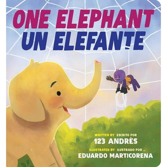 One Elephant / Un Elefante (Scholastic Bilingual), (Board Book)