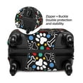 thumbnail image 6 of Uemuo Paw And Bones Printed Washable Luggage Cover - Fashion Suitcase Protector Fits 18-32 Inch Luggage -X-Large, 6 of 9