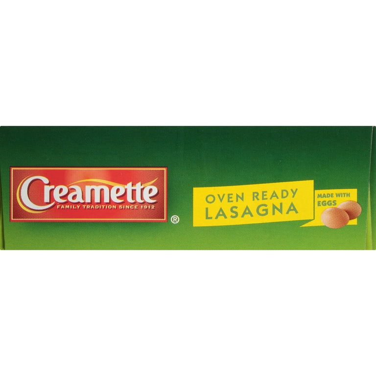 クレジェンテ♡ Cream 8本 Creamette 8 oz Oven Ready Lasagna Pasta - Walmart.com