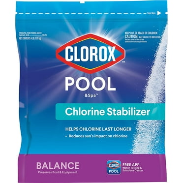 Clorox Long Lasting Chlorine Pool Chemicals, 4 lbs