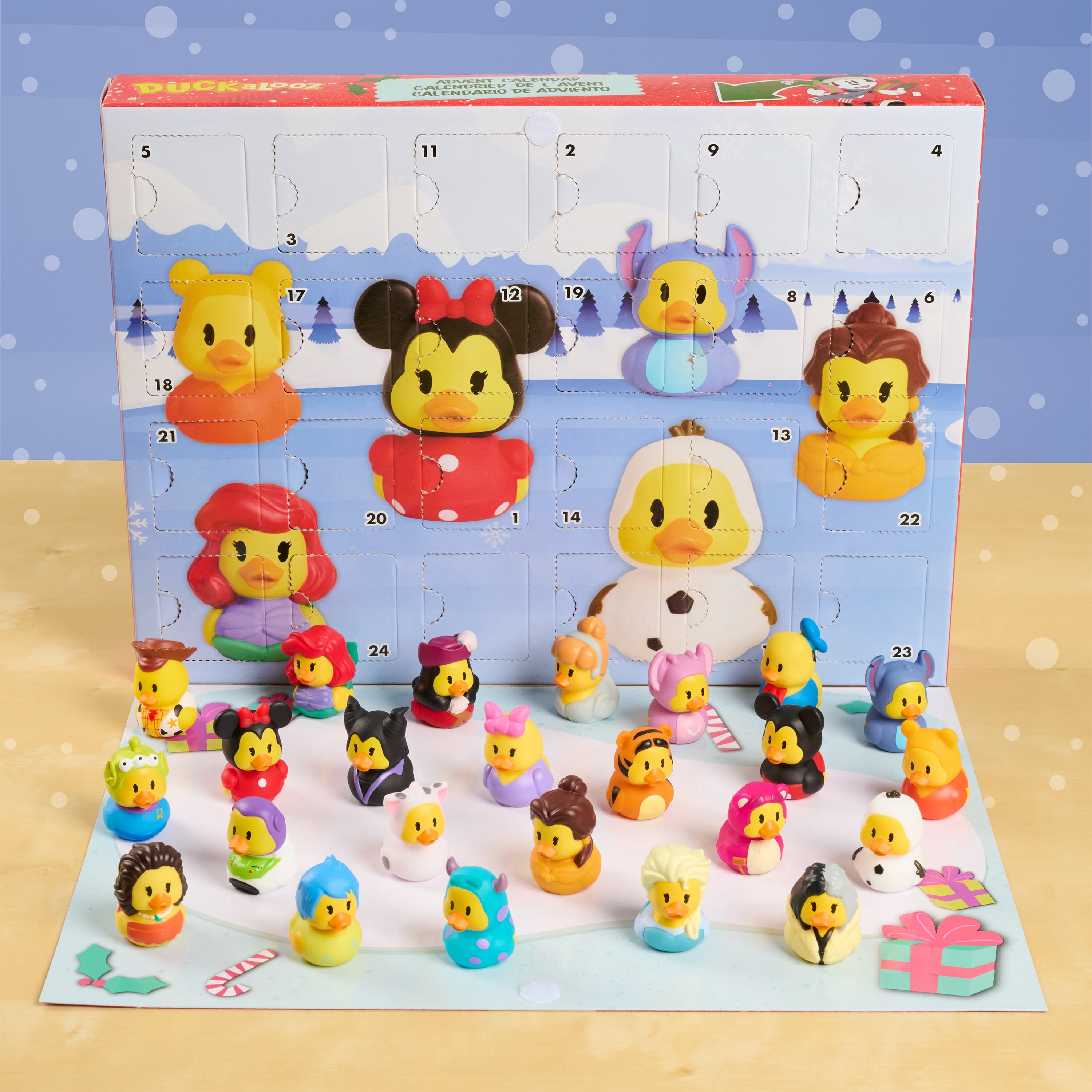 Disney Duckalooz Advent Calendar, 24 Surprises Inside, Kids Toys for Ages 3 and up