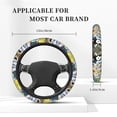 thumbnail image 4 of Lsque Bluey Pattern Elastic Stretch Steering Wheel Cover,Universal 15 inch, Microfiber Breathable Ice Silk, Anti-Slip, Odorless, Easy Carry, 4 of 7