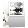thumbnail image 2 of Trendy Decor 4U "Lakeside Pines" Framed Wall Art, Modern Home Décor White Framed Print for Living Room, Bedroom & Farmhouse Wall Decoration by Bluebird Barn 14"x14", 2 of 2