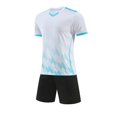 thumbnail image 4 of GiLiling Kids Soccer Jersey and Shorts Set, Youth Athletic Uniform for Practice, Games and Indoor Turf Sports Wear (White, 2XL), 4 of 5