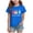 Blue, variant on Ulanda Christmas Toddler Girl Shirt Cotton Short Sleeve Tee Top Kids Ugly Xmas Tshirt (Light Purple, 3-4 Years)