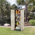 thumbnail image 4 of Rubbermaid Small Vertical 17 Cu.Ft. Outdoor Storage Building Shed | 3749, 4 of 7