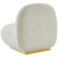 thumbnail image 6 of Meridian Furniture Liam Cream Boucle Fabric Accent Chair, 6 of 6