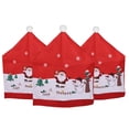 thumbnail image 2 of Soft Non-Stimulating Christmas Chair Covers Festive Decorations Kitchen Dining Chair For Christmas Restaurant Snowman, 2 of 8