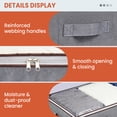 thumbnail image 4 of 6Pack Under Bed Storage Containers with Zipper & Handles, Large 90L Foldable Underbed Storage Bags for Blankets, Clothes & Bedding, Breathable Fabric Organizer with Clear Window, 39.4 x 19.7 x 7.1 in, 4 of 7