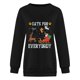 thumbnail image 3 of Gibobby Jersey de forro polar Sudadera de cuello Rojoondo con estampado navideño para mujer, de cuello Rojoondo, Tops, camisas casuales de manga larga, blusa suelta (Negro, XL), 3 of 4