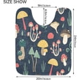thumbnail image 5 of GZHJMY Forest Mushrooms Bathroom Rug 24"×16",Non-Slip High Absorbent Bath Mat Rug Machine Washable Bahtub Mats, 5 of 7