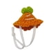 thumbnail image 5 of Sombrero para animales pequeños, sombrero para hámster con correa ajustable, lindo tocado decorativo para zanahoria, 5 of 9