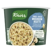 Knorr Three Cheese Mushroom Flavor Risotto Cooks in 2.5 Minutes, 2.6 oz Cup Regular