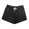 thumbnail image 3 of Aayomet Women Shorts For Summer Womens Sweat Shorts Casual Summer Comfy Lounge Shorts Black Shorts For Women Black,XL, 3 of 3