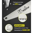 thumbnail image 4 of DOWELL 14-inch Handsaw with Sharp Blade - 11 TPI Fine Cuts Wood Saw Perfect for Sawing, Trimming, Gardening, 4 of 7