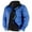Blue, variant on Men's Winter Cargo Jacket Vintage Long Sleeve Sherpa Lapel Collar Coat Fashion Cardigan Button Down Thickened Warm Outwear
