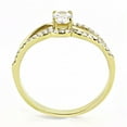 thumbnail image 4 of Rings for Women Gold 316L Stainless Steel DA277 - AAA Grade Cubic Zirconia in Clear, 4 of 5