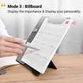 thumbnail image 6 of Creative Folio Lite 2.0 with Stand, Business Portfolio Resume, 3-in-1 Padfolio with Magnetic Accessories, Work as Notebook Cover, Clipboard, Organizing Board for Home and Office (Gray, A5), 6 of 7