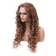 thumbnail image 1 of Pel Sintéticas Delanteras Del Cordón Marrón Peluca Llena Afro Rizada Larga Para Las Mujeres Negras Sunnimix Pelucas delanteras de encaje, 1 of 8