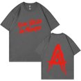 thumbnail image 1 of Camisetas estampadas Anuel AA Real Hasta la Muerte para hombres y mujeres, ropa de calle de Hip Hop, camisetas de rapero de moda, camisetas sueltas de algodón, 1 of 4