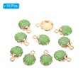 thumbnail image 3 of Uxcell Enamel Pendants, 10 Pack Shell Shape Mini Pendant for Jewelry Making DIY, Green, 3 of 6