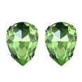thumbnail image 1 of 50pcs Crystal Claw Glass Rhinestones Sewing Rhinestones Water Drop Sew On Claw Rhinestones Teardrop For Garment(light Green/18x25mm), 1 of 2