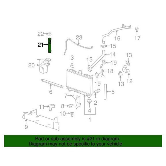 GM 92201365 Pipe-Cool Rcvy Rsvr