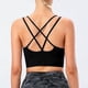 thumbnail image 2 of Women Ladies Solid Color Sports Bra Underwear Casual Seamless Fitness Full Cup Non-wired Bras Crop Tops, 2 of 4