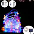thumbnail image 1 of Cadena de luces LED de PVC con tubo de alambre de cobre solar, luces decorativas de colores para exteriores, impermeables, para jardín, patio y Navidad, 1 of 5