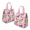 thumbnail image 2 of Colorful Funny Dachshund Insulated Lunch Bag for Women & Adults,Large Portable Soft Cooler Lunch Bag,Thermal Food Storage Tote with Pearl Cotton,8.66L,8.75x5.75x9.5 Inch, 2 of 6
