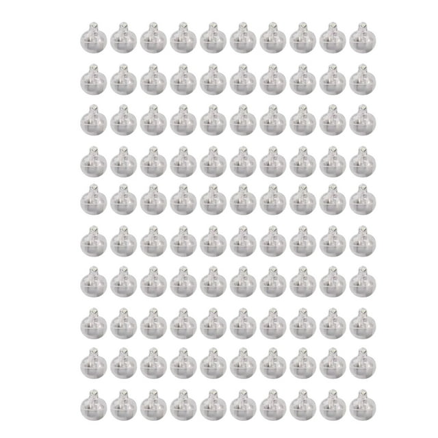 100 piezas de luz LED en forma de bola, impermeable, colorida, ahorro de energía, decoración para fiestas