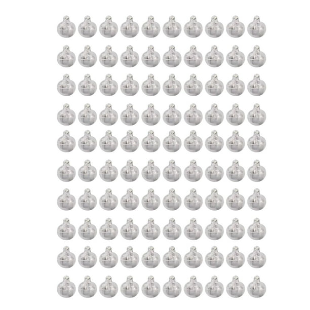 100 piezas de luz LED en forma de bola, impermeable, colorida, ahorro de energía, decoración para fiestas