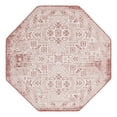 thumbnail image 2 of Unique Loom Outdoor Aztec Collection Area Rug - Coba (5' 3" Octagon Rust Red/Ivory), 2 of 6