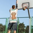 thumbnail image 5 of Naloa Cute Sloth In Yoga Pose Tree Basketball Jersey Reversible Men's Mesh Athletic Sports Shirts Training Practice S-4XL3X-Large, 5 of 6