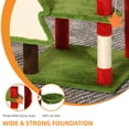 thumbnail image 4 of Uforic 54" Cat Tree Tower Condo, Multi-Level Christmas Decor Cat Climbing Tower with Top Perches, Hammock,  Scratching Posts, Indoor Kittens' Play Center, 4 of 8