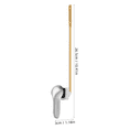 thumbnail image 2 of SHISUYAN 1 Set Toilet Handle Replacement Kit Toilet Flush Handle Replacement Side Mount Toilet Lever Toilet Tank Flush Part Toilet Handle Repair Parts, 2 of 9
